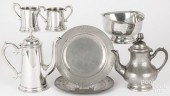 GROUP OF PEWTERGroup of pewter,