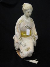 Japanese Figurine of a Kneeling