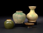 Chinese Glazed Pottery Tea Storage