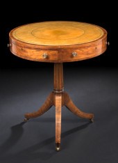 Early Victorian Rosewood Drum Table,
