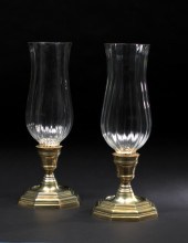 Large Pair of French Brass and