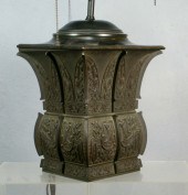 Chinese bronze vase, a copy of