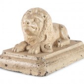 A Mogadore Ohio Pottery Lion
Late