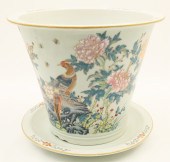 CHINESE PORCELAIN JARDINIERE W/