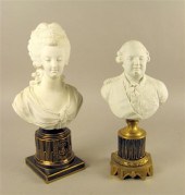 French bisque busts of Louis XVI