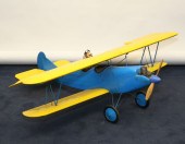 Gas engine model airplane; modified