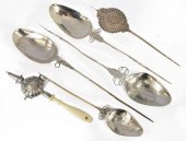 (6) COLLECTION OF SILVER TUPU/