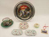 8 PC MISC LOT OF DECORATIVE ITEMS