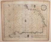 1660 MAP, DONCKER, SPAIN & FRANCEAmsterdam,