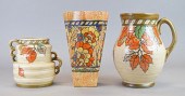 3 PIECES CHARLOTTE RHEAD FOR CROWN