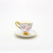 SHELLEY CHINA ART DECO TEACUP AND