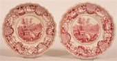 TWO HISTORICAL STAFFORDSHIRE RED