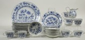 (LOT OF 43) MEISSEN BLUE AND WHITE