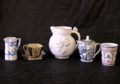 Group of Six Pottery Pieces,  consisting