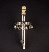 STERLING SILVER RATTLE, COOKE AND