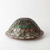 SLAG GLASS LAMP SHADE, EARLY 20THCondition

A