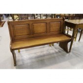 Antique French Oak bench, approx