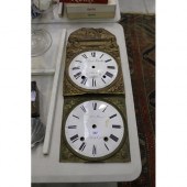 Two French clock faces, approx