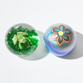 Two American Glass Paperweights,