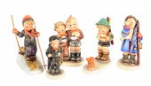 (5) Goebel Hummel porcelain figurines,