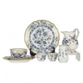A GROUP OF MEISSEN BLUE AND WHITE