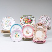 ASSEMBLED GROUP OF ENGLISH PORCELAIN