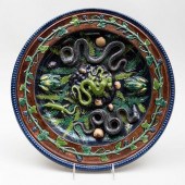 CONTINENTAL PALISSY STYLE FAIENCE