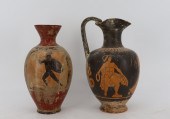 TWO ANTIQUE GREEK VASES AFTER THE