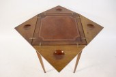 ANTIQUE LEATHERTOP ONE DRAWER LIFT