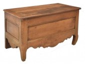 FRENCH PROVINCIAL FRUITWOOD COFFER/