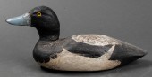 CARVED AND PAINTED WOODEN MALLARD