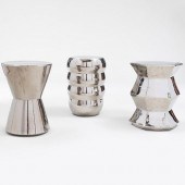 GROUP OF THREE CONTEMPORARY SILVER