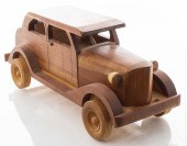 HANDCRAFTED WOODEN VINTAGE TOY