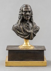 GRAND TOUR PATINATED BRONZE BUST