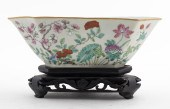 CHINESE FAMILLE ROSE FLORAL CERAMIC