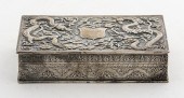 CHINESE EXPORT SILVERPLATE BOX