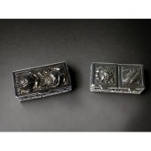 925 silver snuff or pill boxes