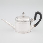 German Silver Teapot, Johann Christian