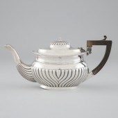 Edwardian Silver Teapot, Williams