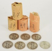 $40 1917-1964 SILVER 1/2 DOLLAR