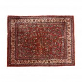 SAROUK CARPET Red field with allover