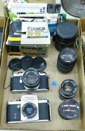 Box 35mm Cameras and Lenses
