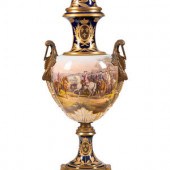 A Gilt Bronze Mounted Sèvres Style