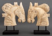 CHINESE ARCHAIC STYLE WOOD HORSE
